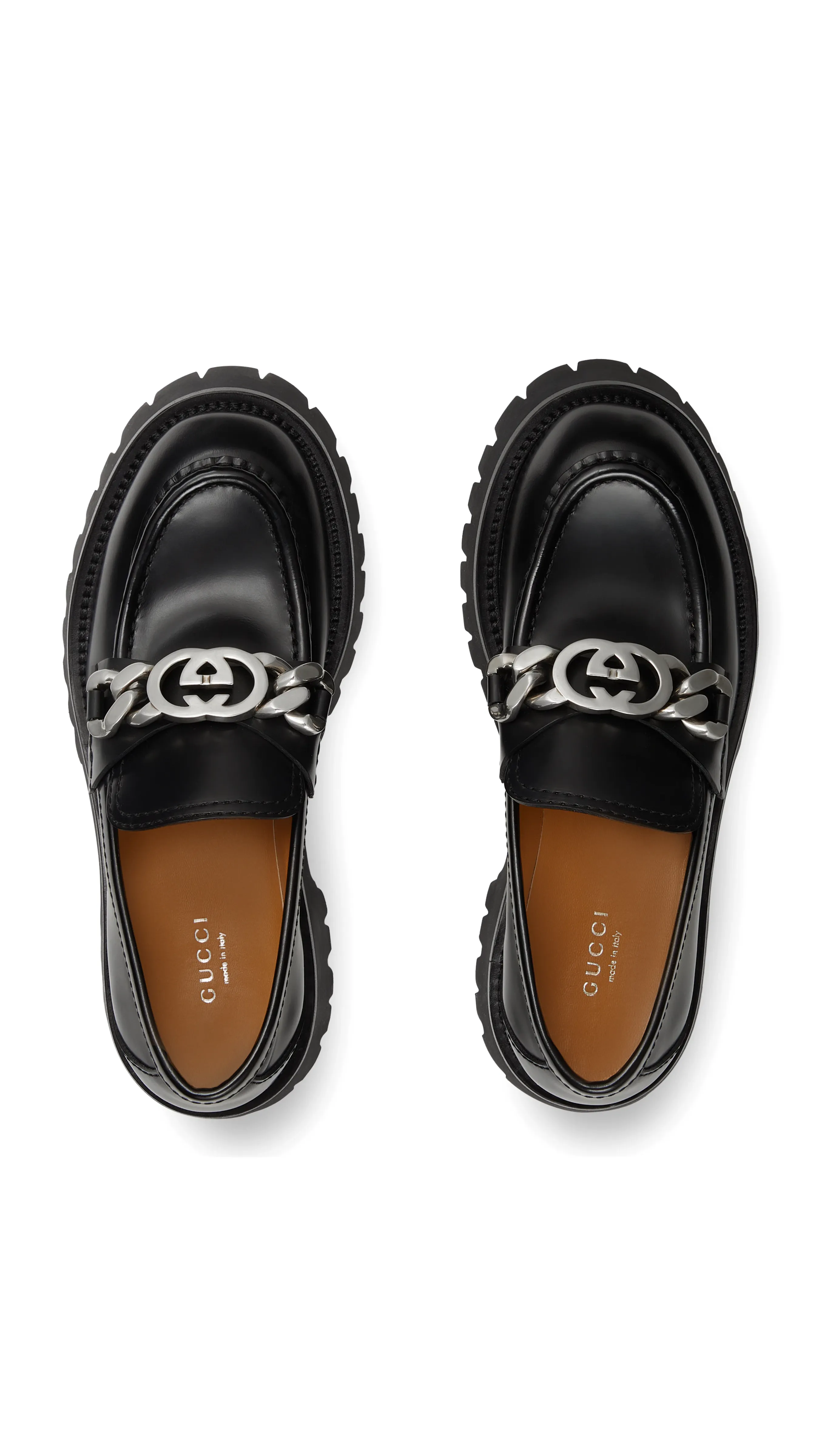 Lug Sole Loafer - Black