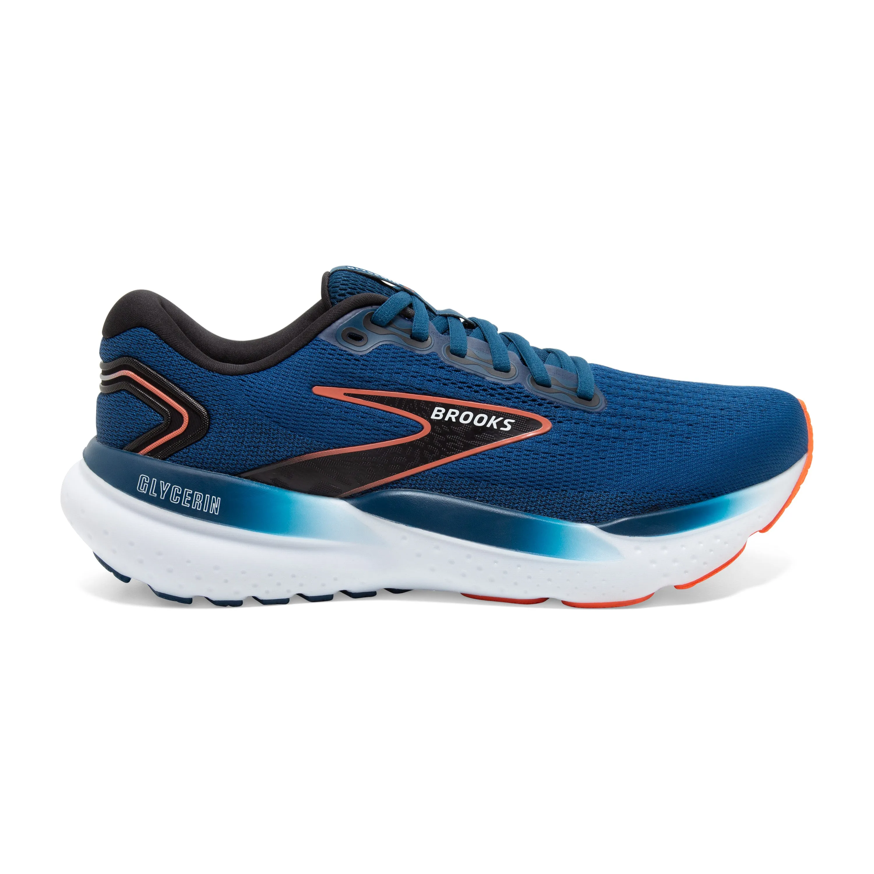 M Brooks Glycerin 21 Blue Opal/Black/Nasturtium