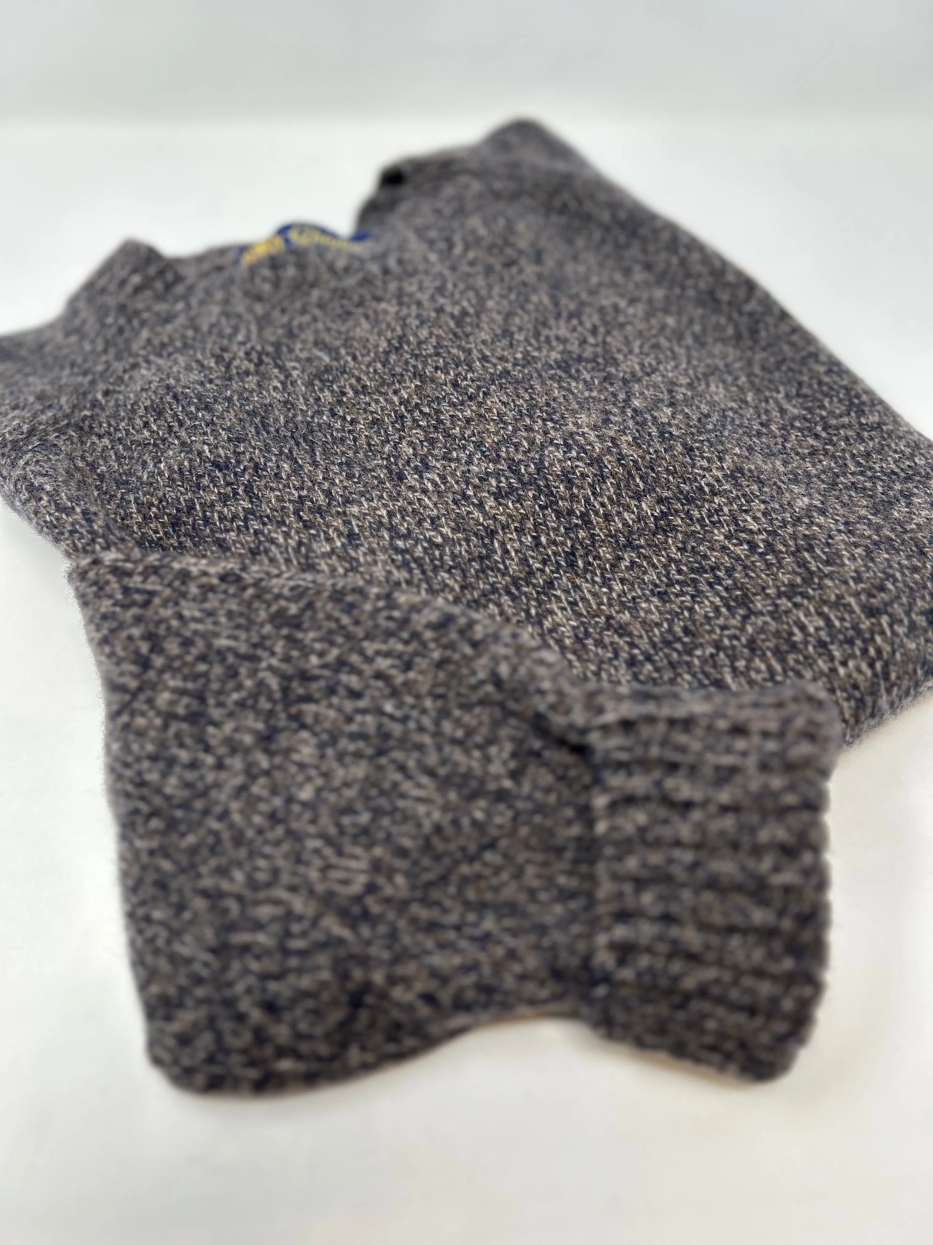 MAGLIONE TEO GIROCOLLO MOULINE' IN ECO-CASHMERE