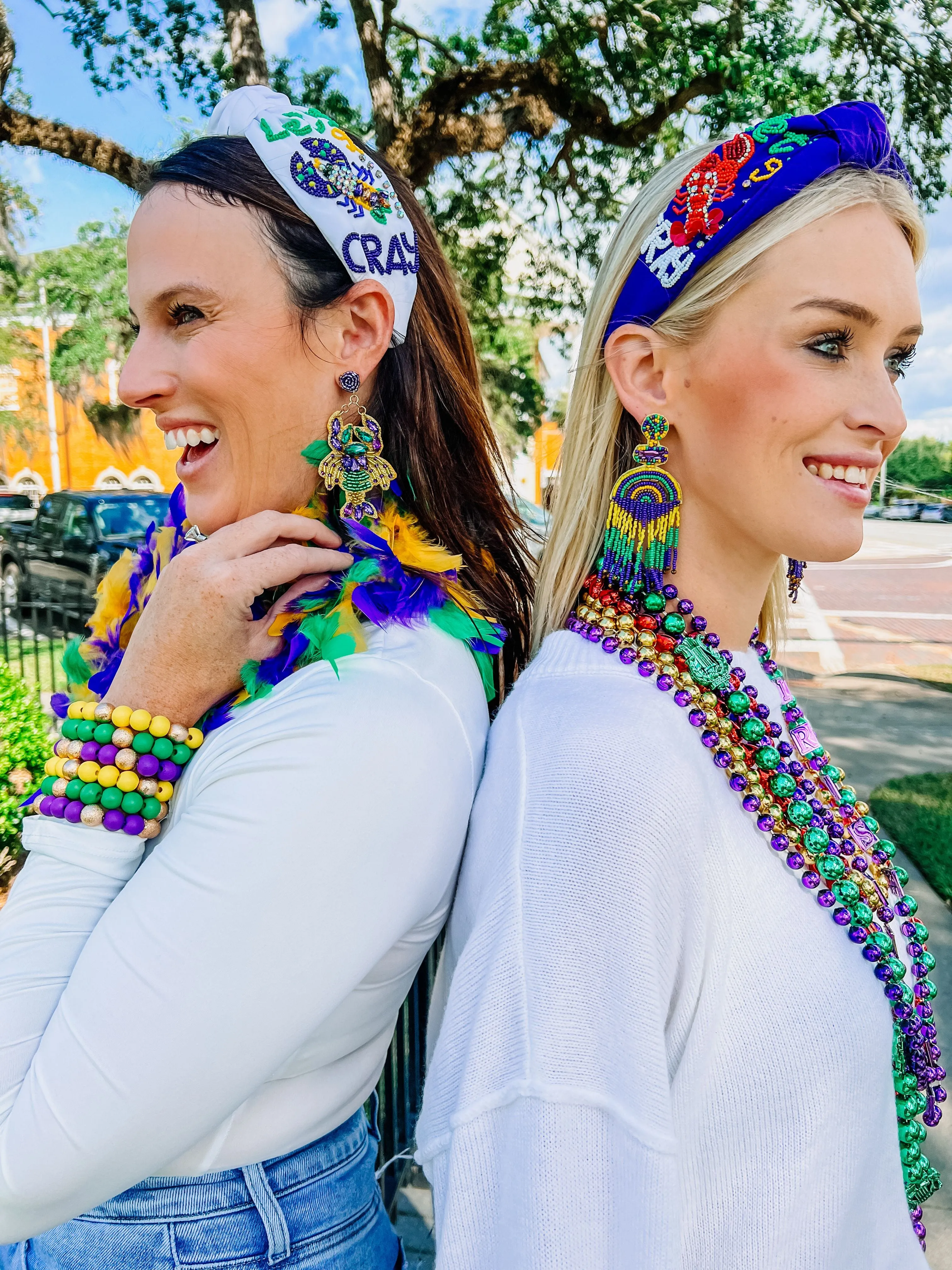 Mardi Gras Crawfish Earring MULTI