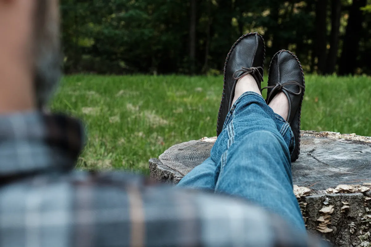 Men's Minimalist Earthing Moccasin Slippers