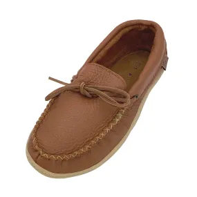 Men's Rubber Sole Leather Moccasin Shoes