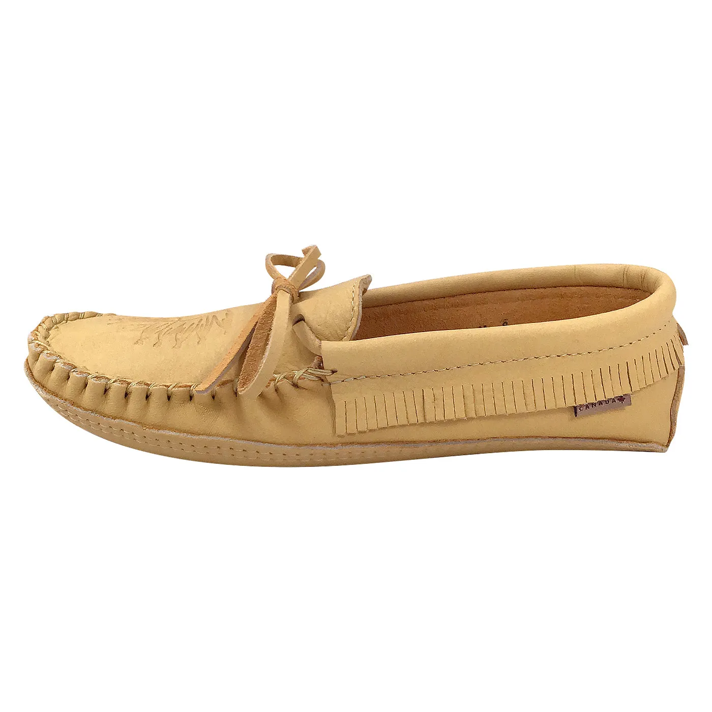 Men's Soft Sole Moose Hide Leather Moccasins