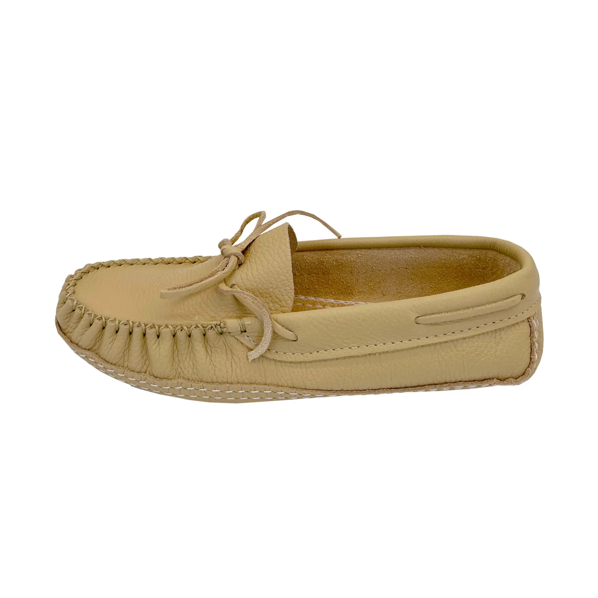 Men's Wide Leather Earthing Moccasins (Final Clearance)