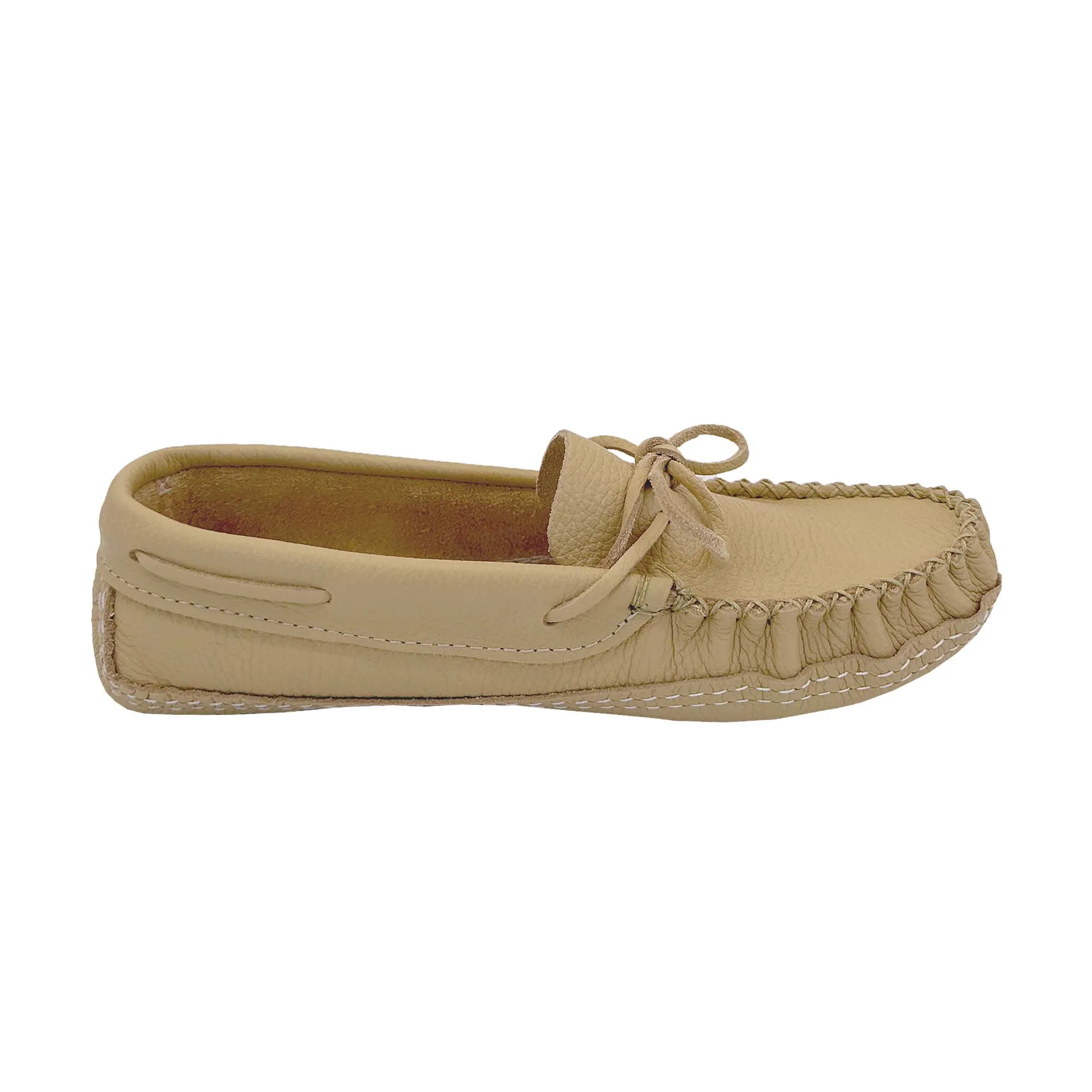 Men's Wide Leather Earthing Moccasins (Final Clearance)