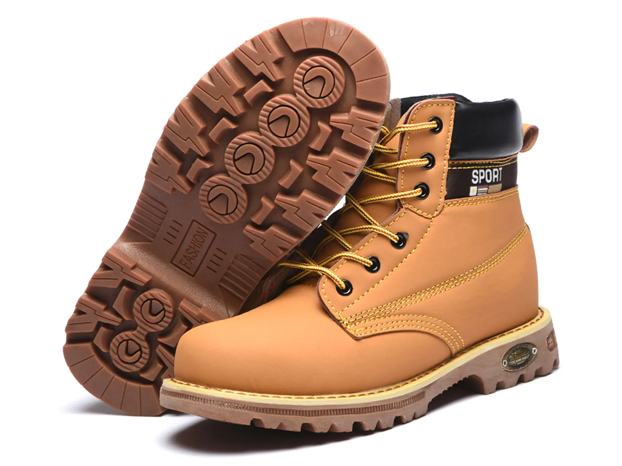 Men's Work Safety Boots Non-Slip Indestructible Steel Toe Cap Lightweight Safety Work Shoes