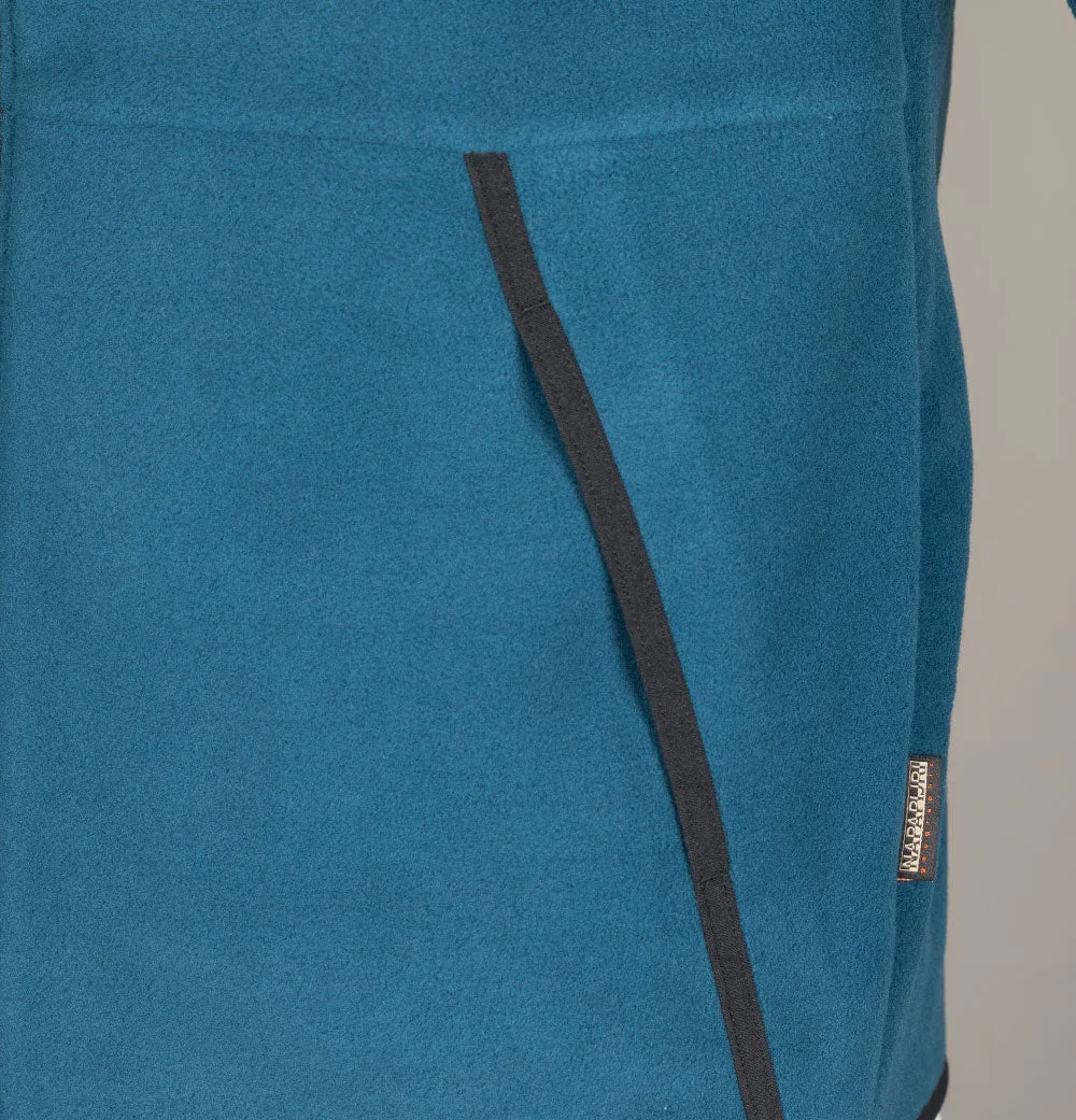 Napapijri Full Zip Tear Box Fleece Blue French