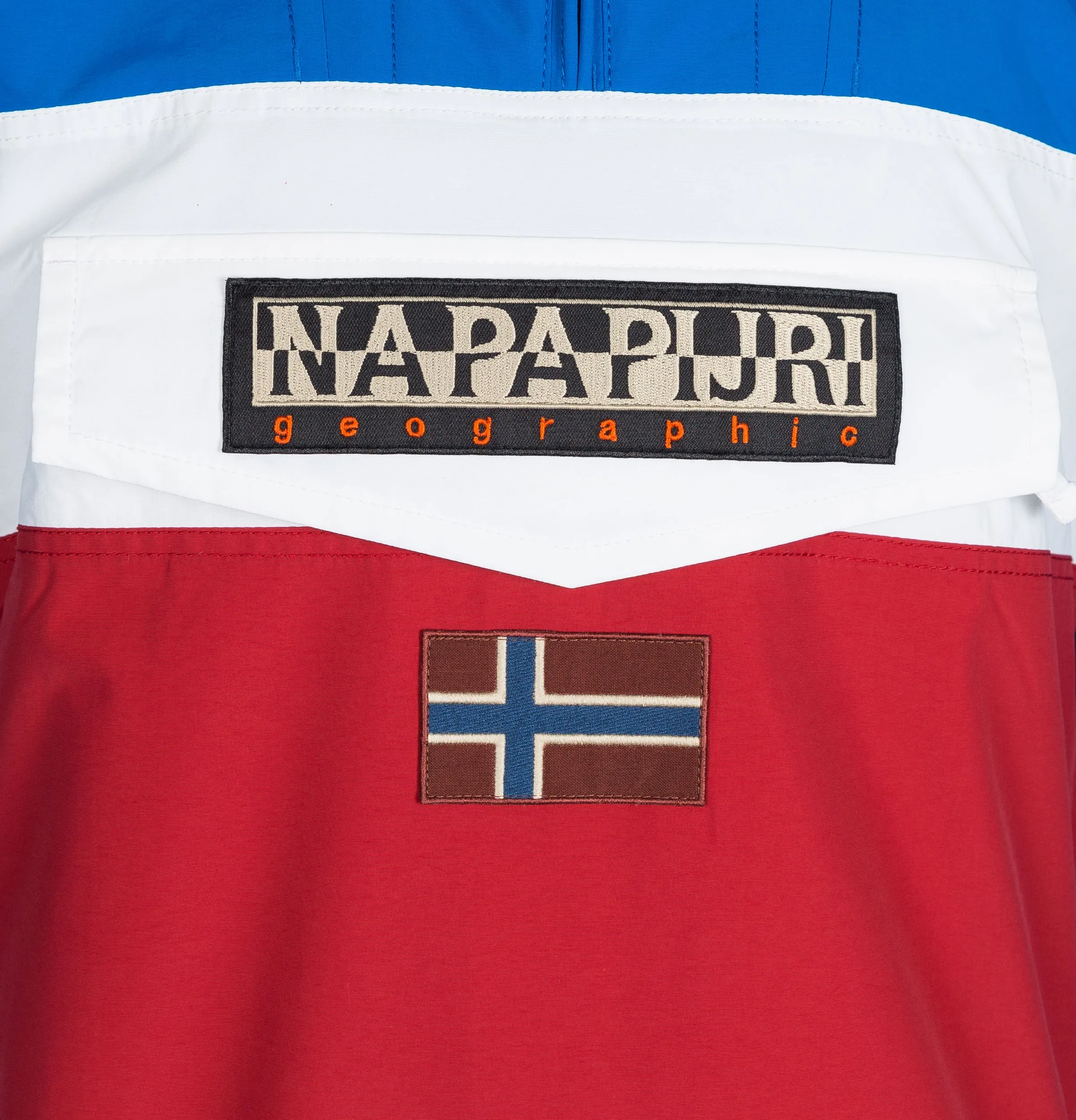 Napapijri Rainforest Colour Block Jacket Red Multi