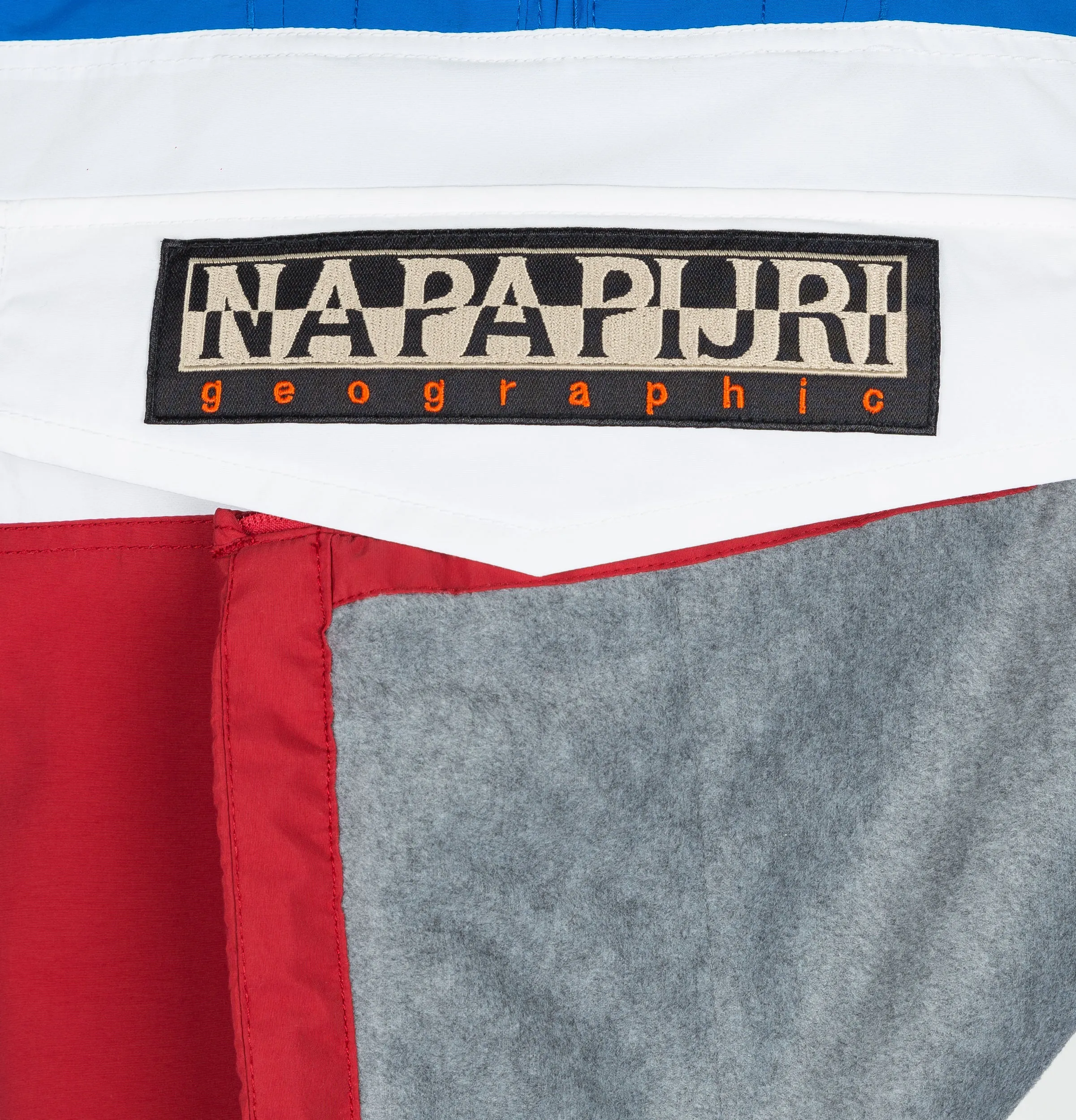 Napapijri Rainforest Colour Block Jacket Red Multi