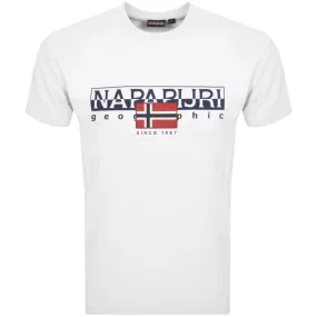 Napapijri S Aylmer T Shirt White