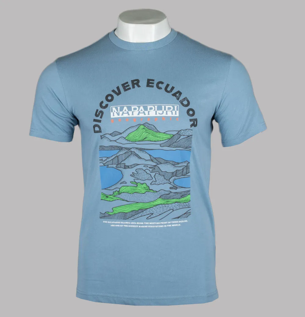 Napapijri Sangay T-Shirt Light Blue