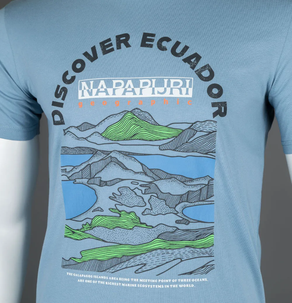 Napapijri Sangay T-Shirt Light Blue