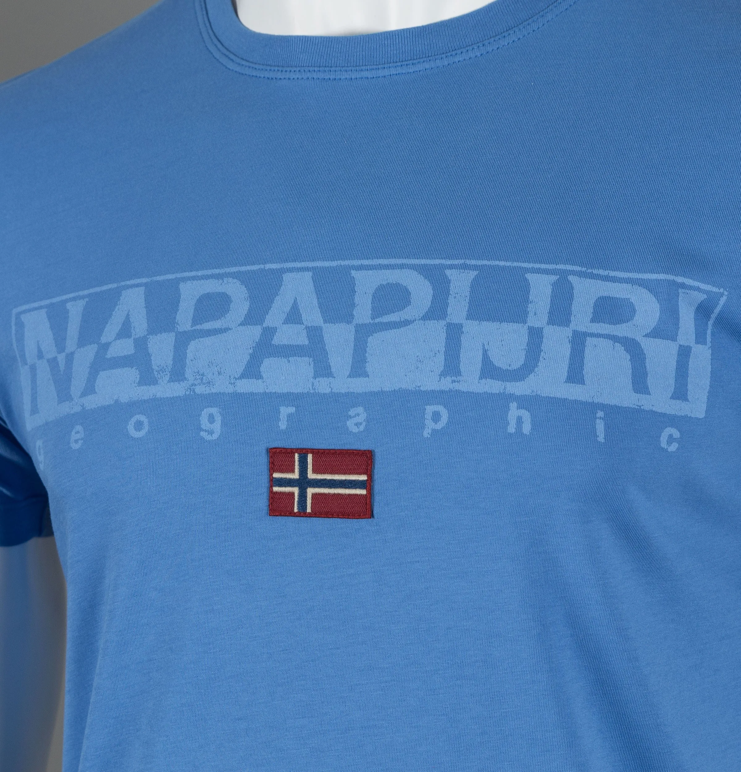 Napapijri Sapriol Short Sleeve T-Shirt Light Blue