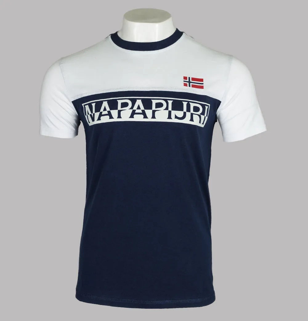 Napapijri Saras T-Shirt Medieval Blue