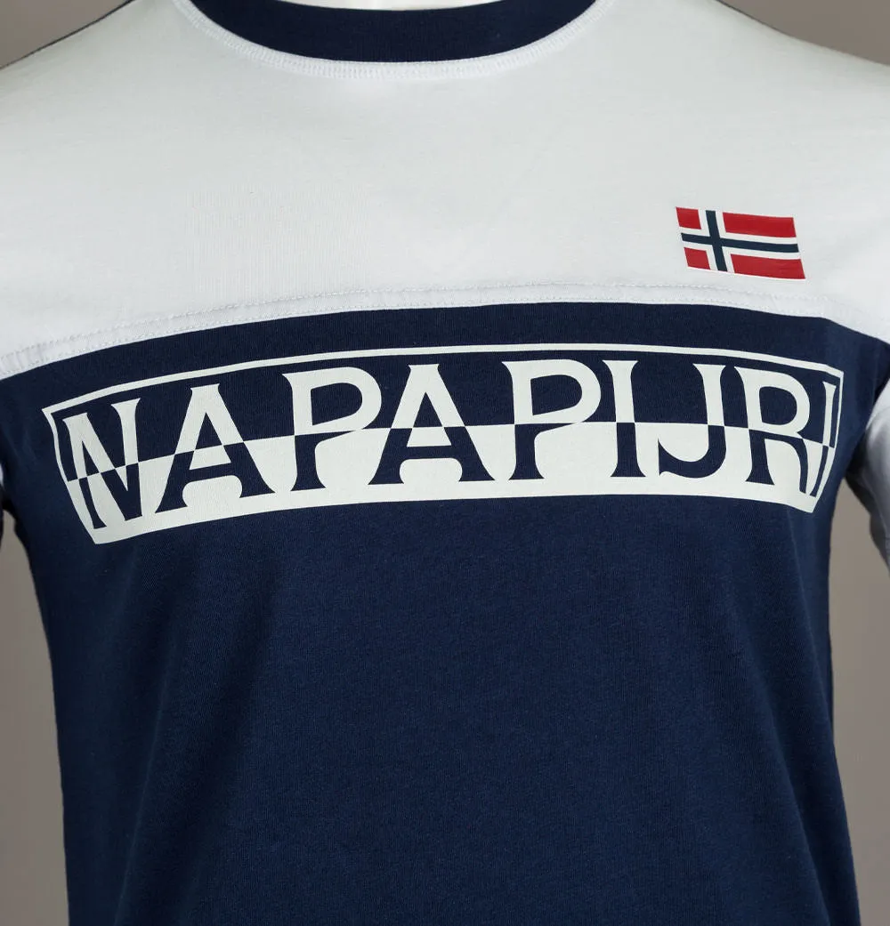 Napapijri Saras T-Shirt Medieval Blue