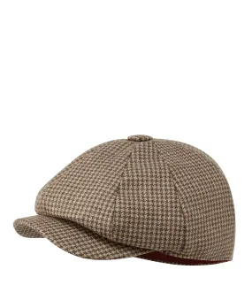 Newsboy Cap                             Houndstooth Tweed