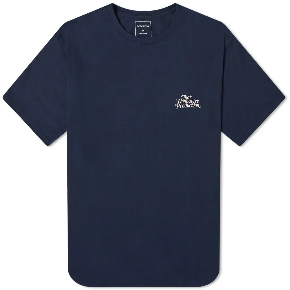 Nonnative TNP Logo T-ShirtNavy