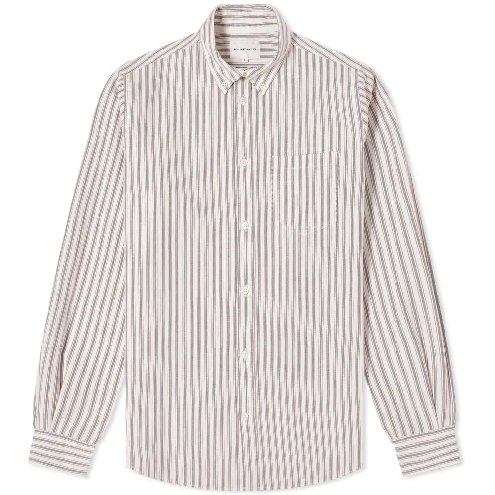 Norse Projects Anton Oxford ShirtNavy Multi Stripe