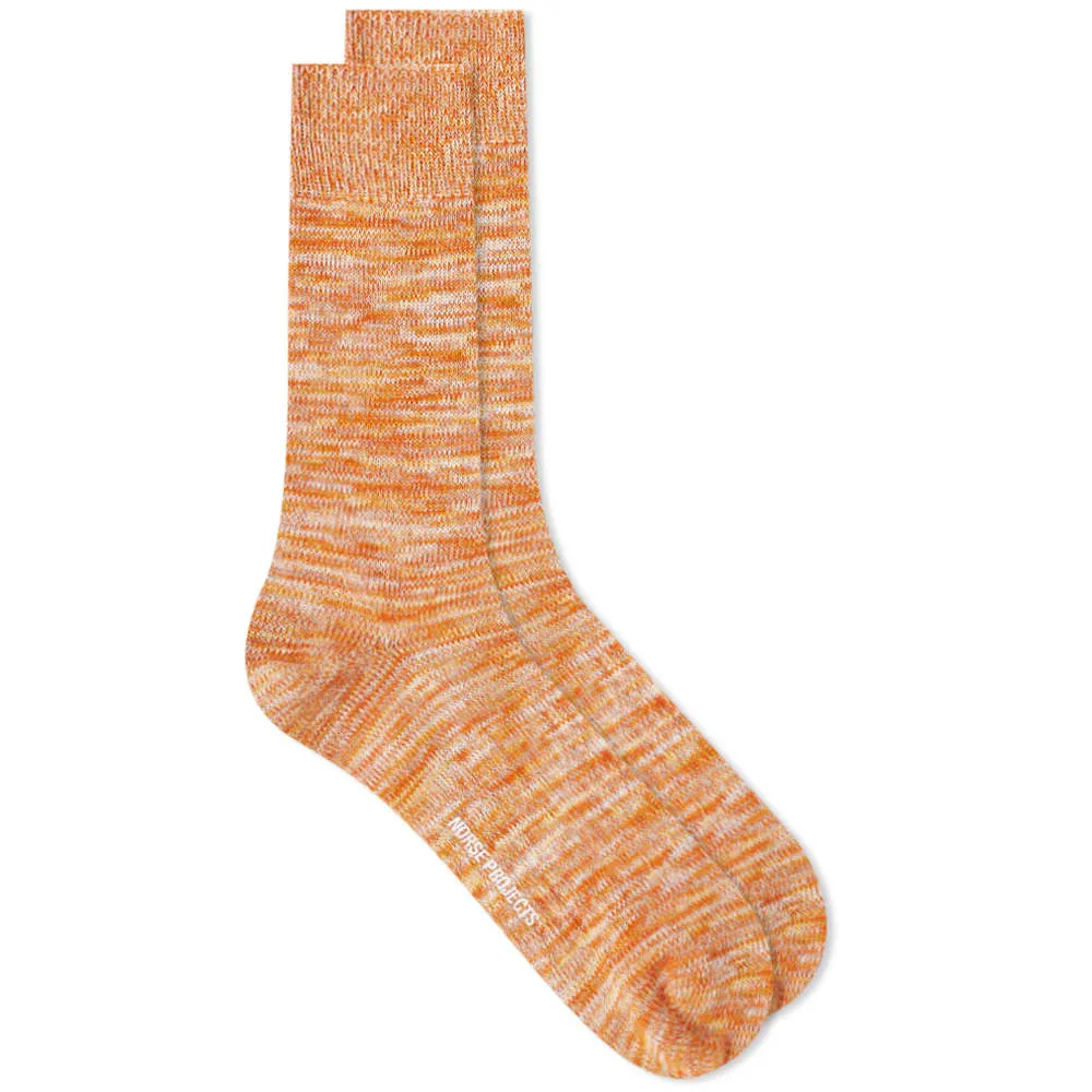 Norse Projects Bjarki Blend SockGolden Orange