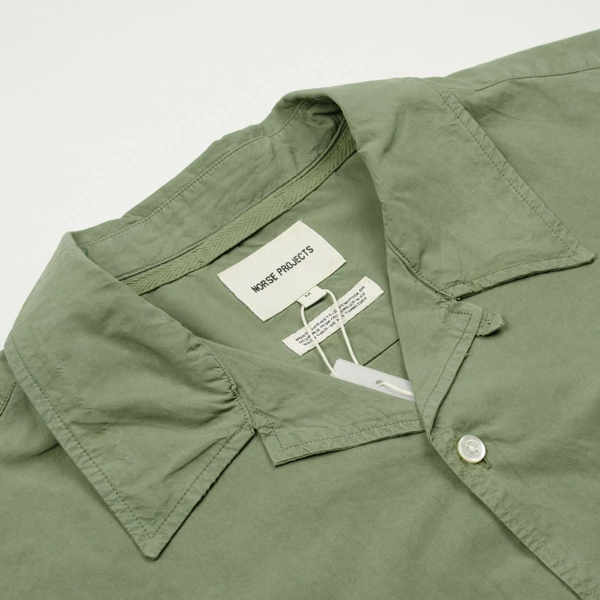 Norse Projects - Carsten Tencel Shirt - Dried Sage Green