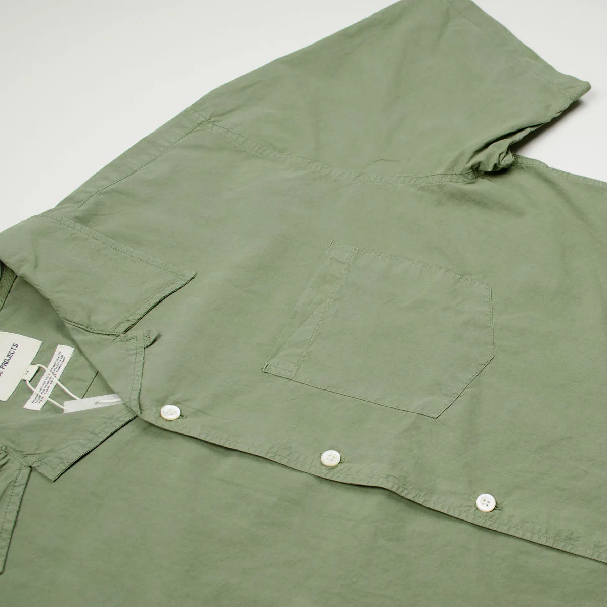 Norse Projects - Carsten Tencel Shirt - Dried Sage Green