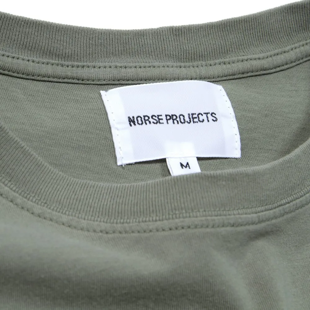 Norse Projects Niels Classic TeeOil Green