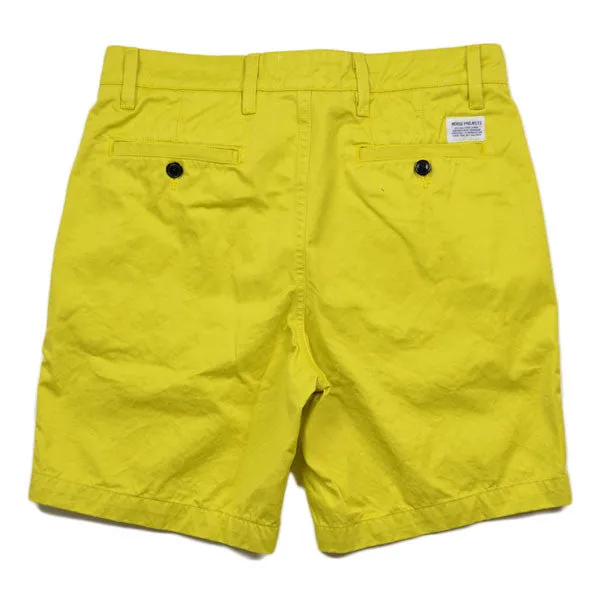 Norse Projects – Aros Short Heavy Chino – Misted Yellow