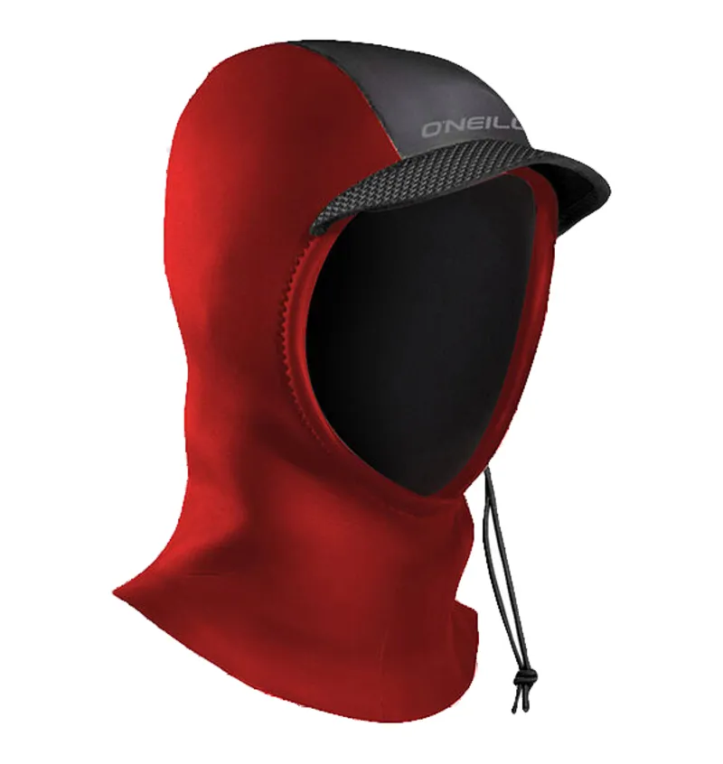 O Neill Youth 3mm Psycho Wetsuit Hood in Red