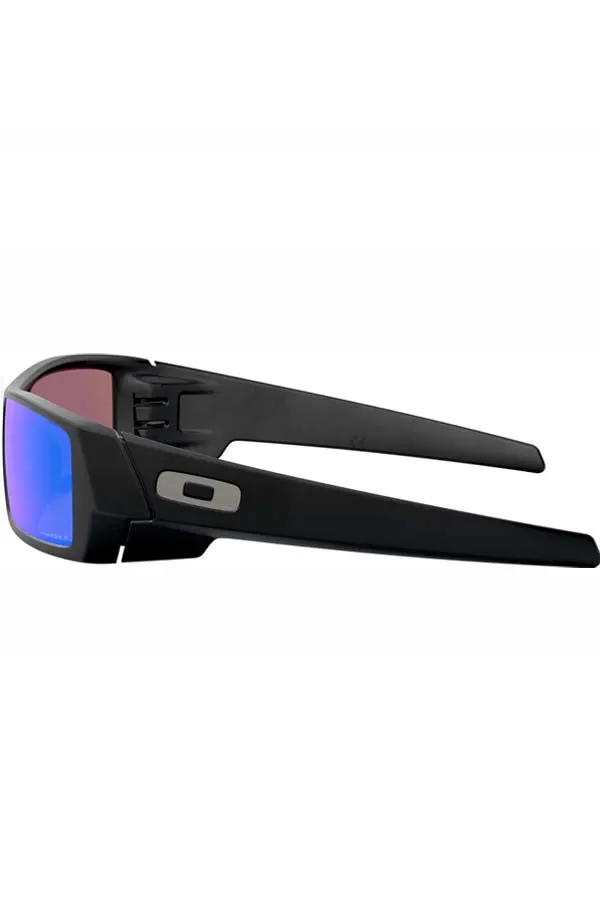 Oakley Matte Black Gascan with Sapphire Polarized Prizm