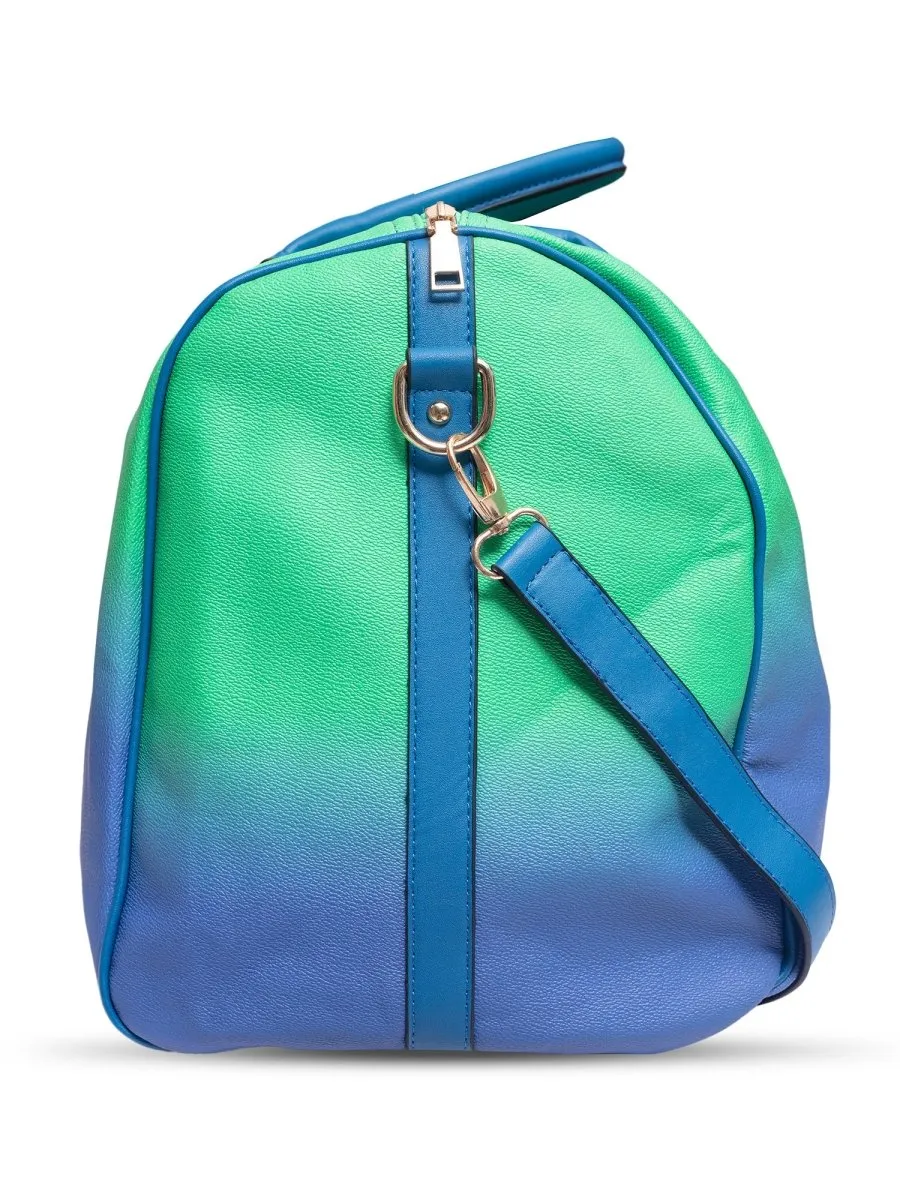 Ombre Green Duffle Bag