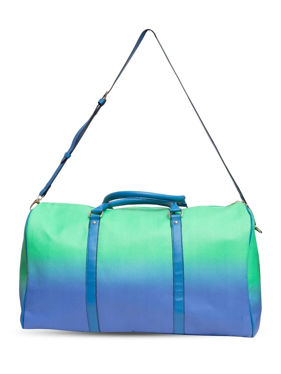 Ombre Green Duffle Bag