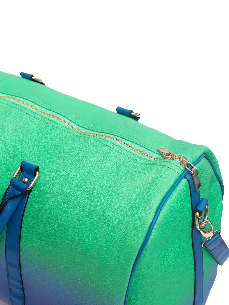 Ombre Green Duffle Bag