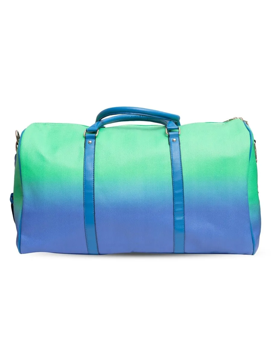 Ombre Green Duffle Bag