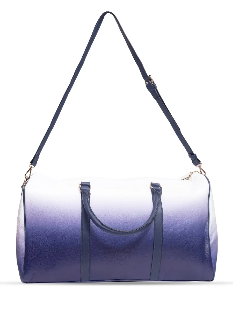 Ombre White Duffle Bag