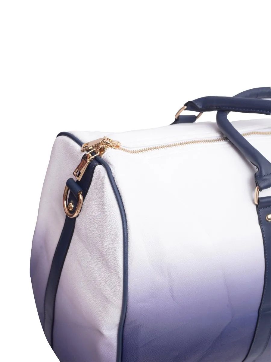 Ombre White Duffle Bag