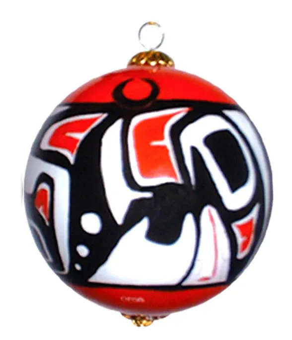 Orca Jamie Sterritt Glass ornament