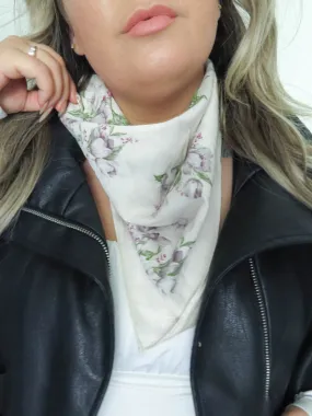 ORCHID FLOWER BANDANA