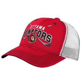 OUTERSTUFF OTTAWA SENATORS LOCKUP YOUTH MESHBACK ADJUSTABLE HAT