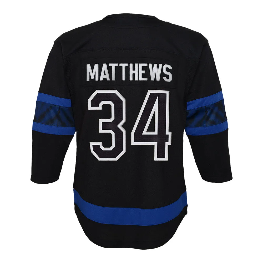 OUTERSTUFF TORONTO MAPLE LEAFS AUSTON MATTHEWS CHILD BLACK THIRD JERSEY