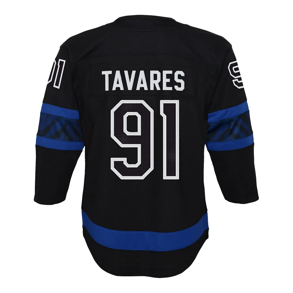 OUTERSTUFF TORONTO MAPLE LEAFS JOHN TAVARES YOUTH BLACK THIRD JERSEY