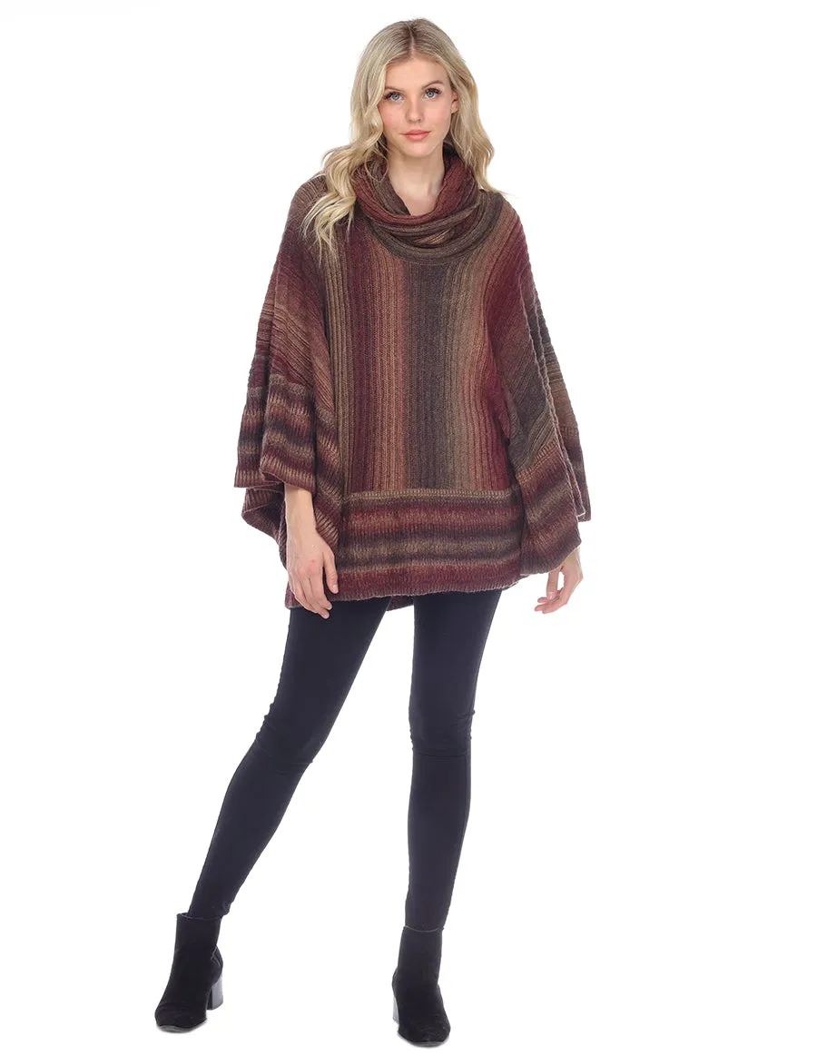 Palila Cowl Neck Poncho