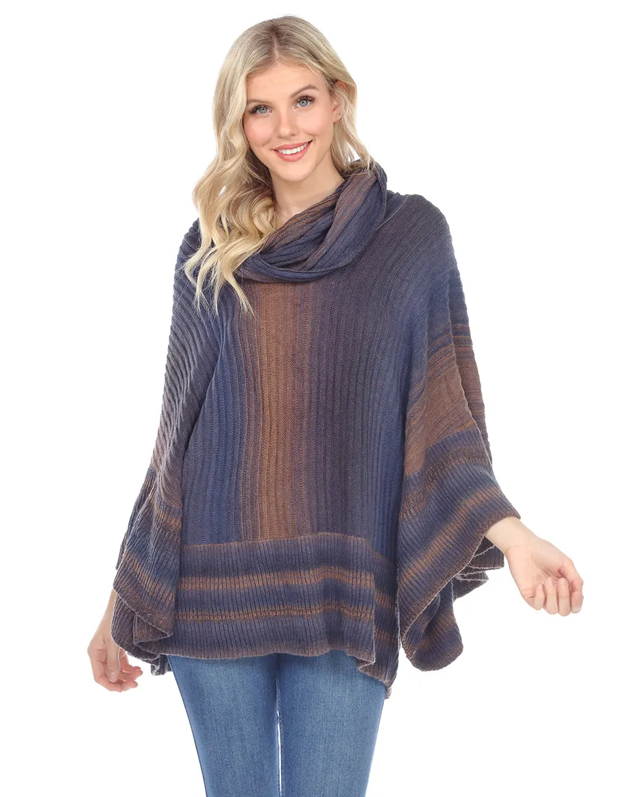 Palila Cowl Neck Poncho