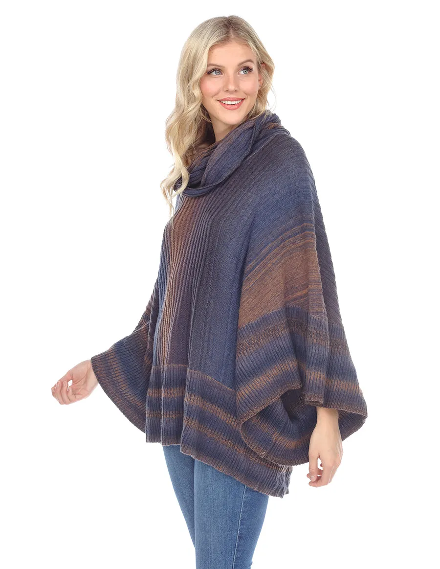 Palila Cowl Neck Poncho