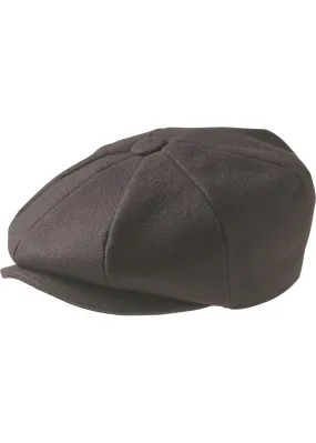 Peaky Blinders Newsboy Melton Cap Cap Brown