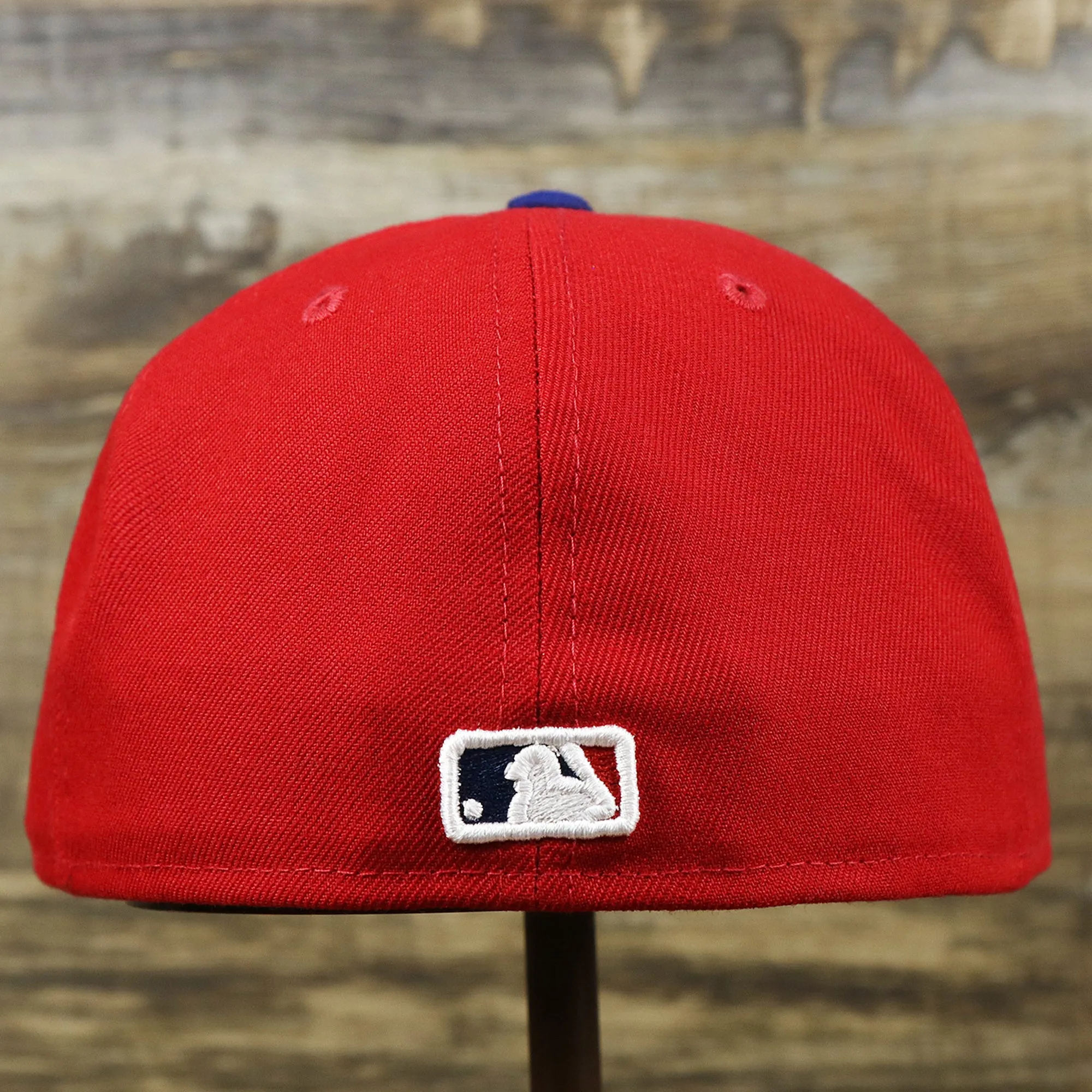 Philadelphia Phillies Classic On-Field Red Black Bottom 59Fifty Fitted Cap