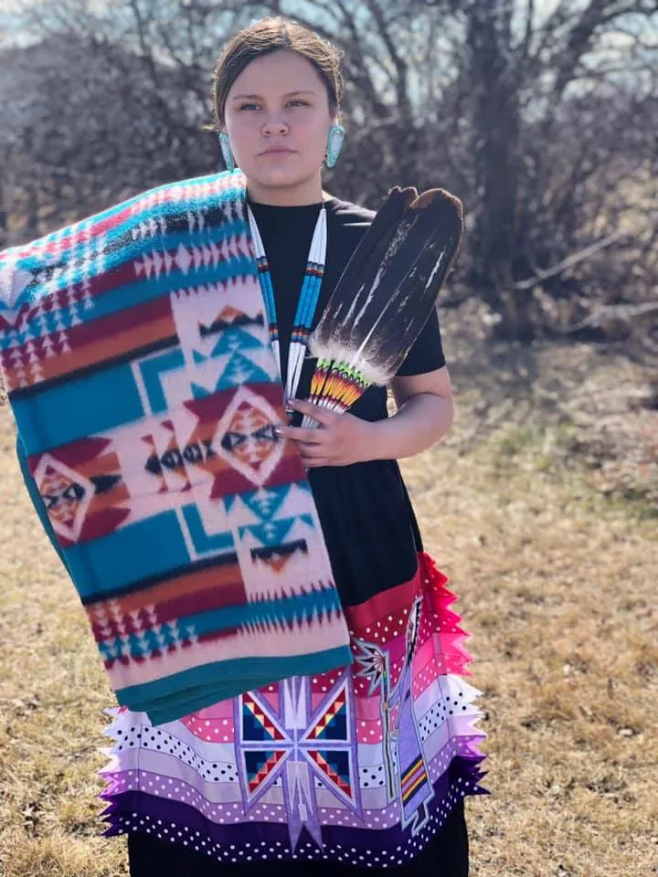 Pow Wow Baby Blanket Boy Chief