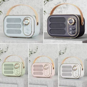 PREORDER: Retro Mini Bluetooth Speaker in Assorted Colors