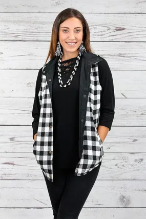 Reversible Buffalo Plaid Vest