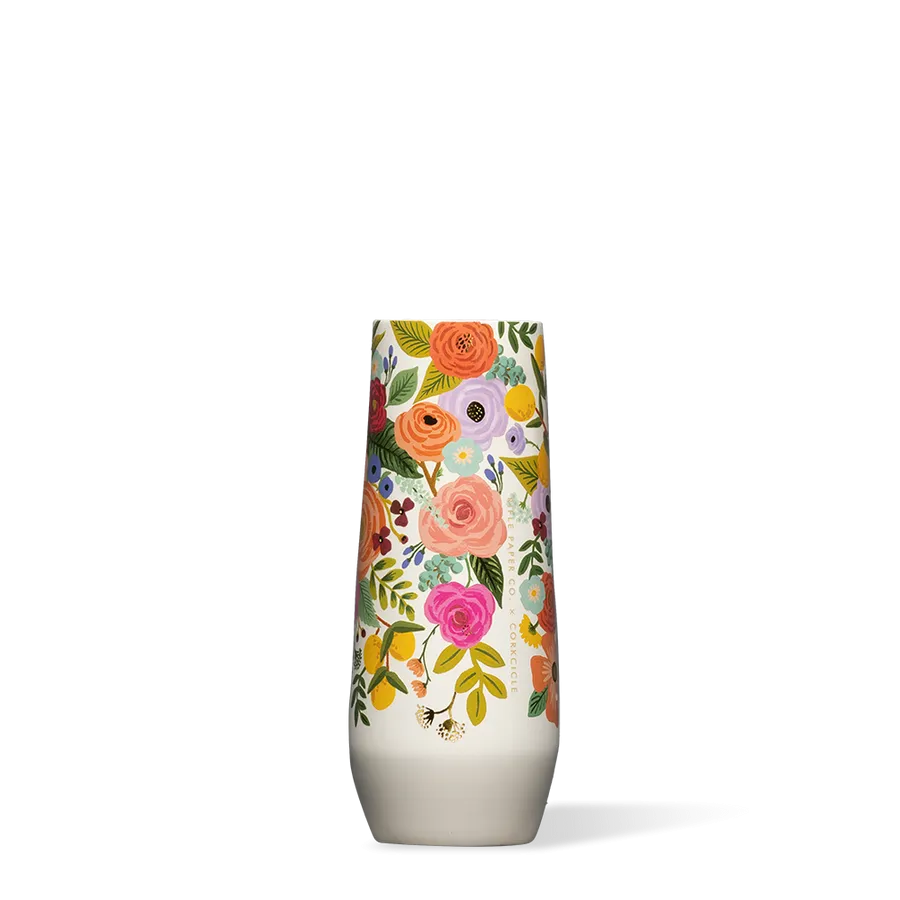 RIFLE PAPER GARDEN PARTY STEMLESS FLUTE