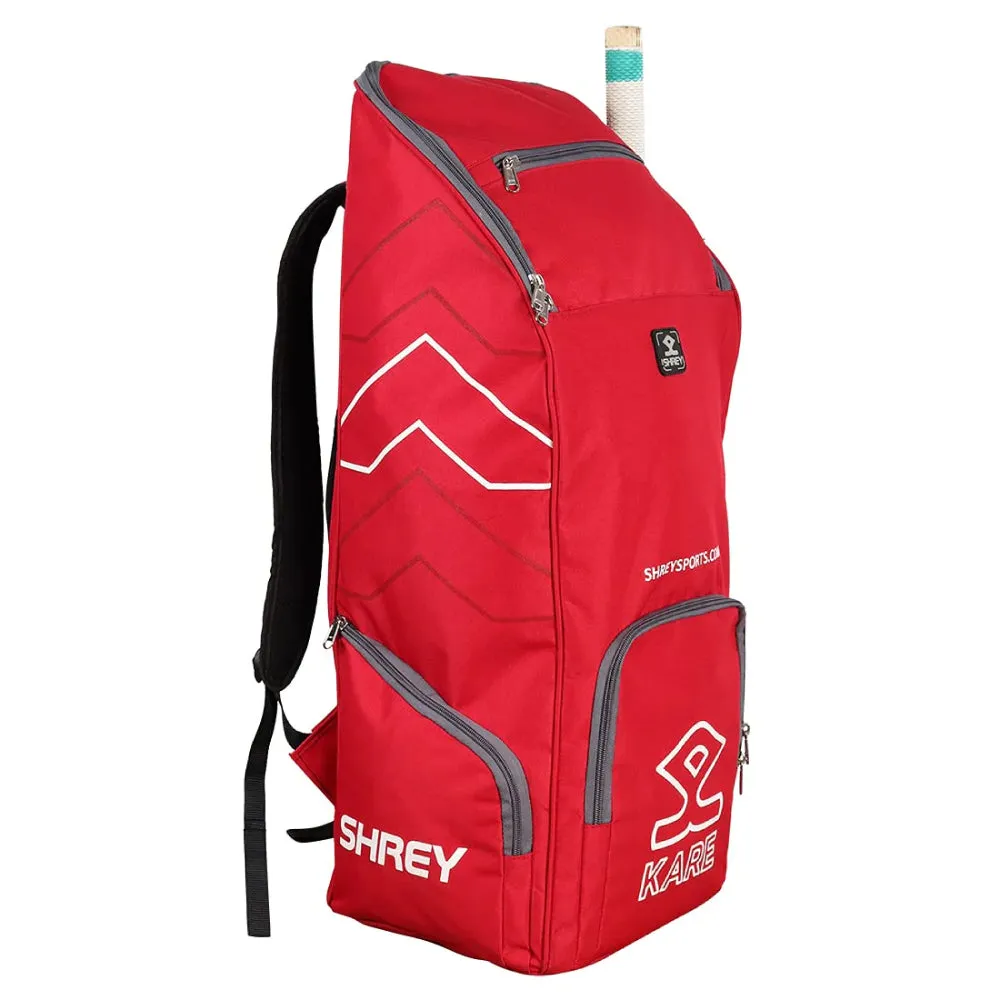 SHREY KARE Duffle Cricket Kit Bag (Red)